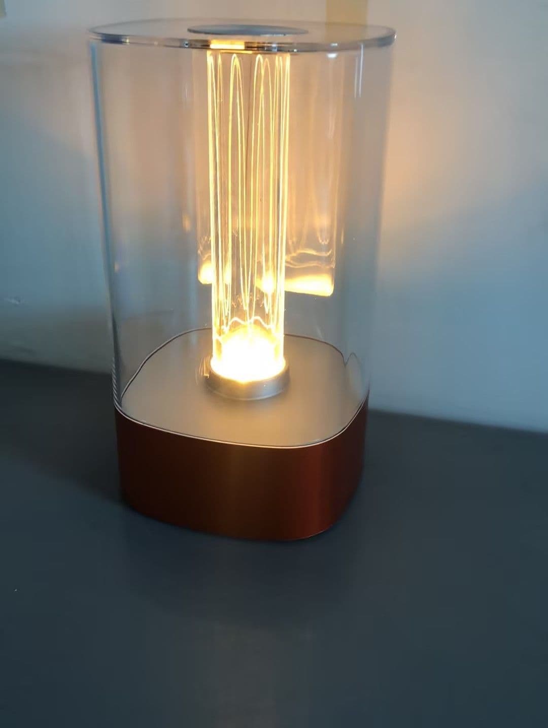 image-New LED Touch Atmosphere Light USB Charging Eye Protection Bedside Bedroom Lamp Bar Restaurant Garden Decoration Night Light Home Decor