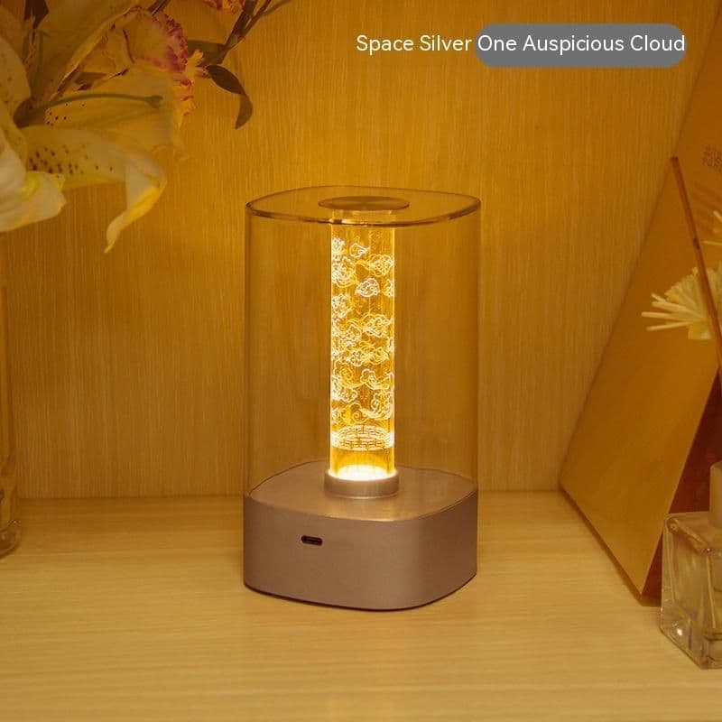 image-New LED Touch Atmosphere Light USB Charging Eye Protection Bedside Bedroom Lamp Bar Restaurant Garden Decoration Night Light Home Decor