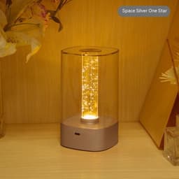 image-New LED Touch Atmosphere Light USB Charging Eye Protection Bedside Bedroom Lamp Bar Restaurant Garden Decoration Night Light Home Decor