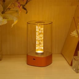 image-New LED Touch Atmosphere Light USB Charging Eye Protection Bedside Bedroom Lamp Bar Restaurant Garden Decoration Night Light Home Decor