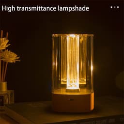image-New LED Touch Atmosphere Light USB Charging Eye Protection Bedside Bedroom Lamp Bar Restaurant Garden Decoration Night Light Home Decor