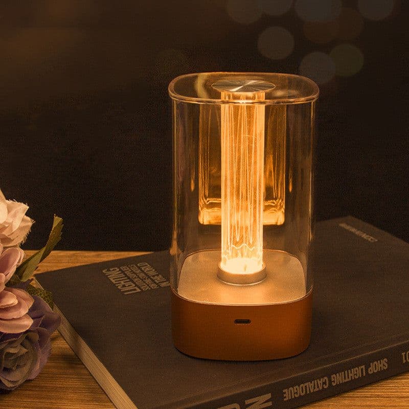 image-New LED Touch Atmosphere Light USB Charging Eye Protection Bedside Bedroom Lamp Bar Restaurant Garden Decoration Night Light Home Decor