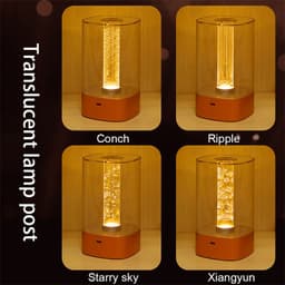 image-New LED Touch Atmosphere Light USB Charging Eye Protection Bedside Bedroom Lamp Bar Restaurant Garden Decoration Night Light Home Decor