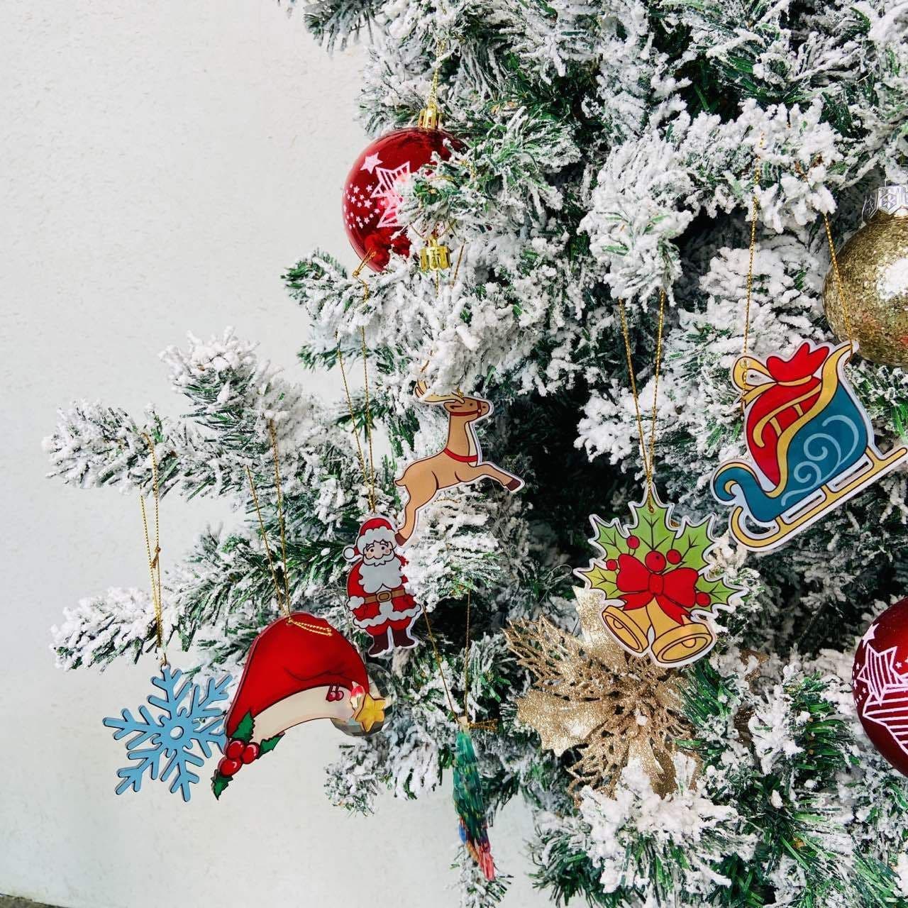 image-Christmas Decor Car Pendant Hanging Ornament Home Decoration Interior Decoration Pendant