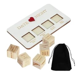 image-Wooden Date Night Dice Wooden Date Night Ideas Game Dice Romantic Couple Date Night Game Action Decision Dice Games For Couple