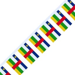 image-Garland Flag of the Central African Republic