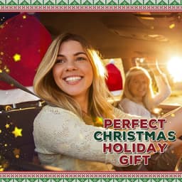 image-Christmas Car Chair Covers Christmas Day Decorations