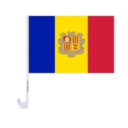 image-Andorra Car Flag Made of Polyester