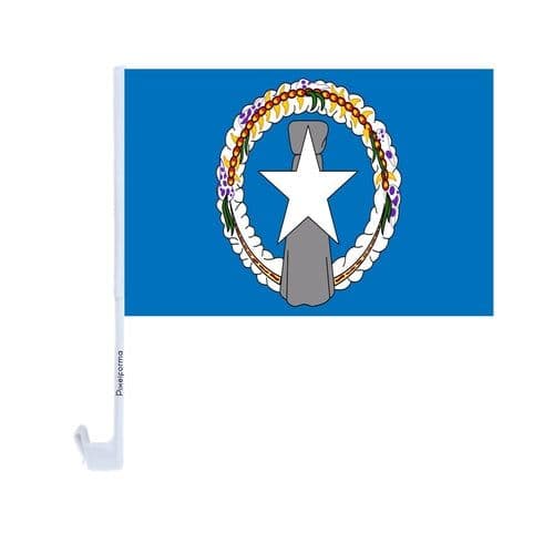 image-Northern Mariana Islands Car Flag Made of Polyester