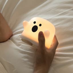 image-Home Decor Silicone Night Light Bedside Table Lamp LED Touch Sensor Lamp For Girl Bedrooms Living Room Decoration Kids Birthday Gift Halloween Decorations
