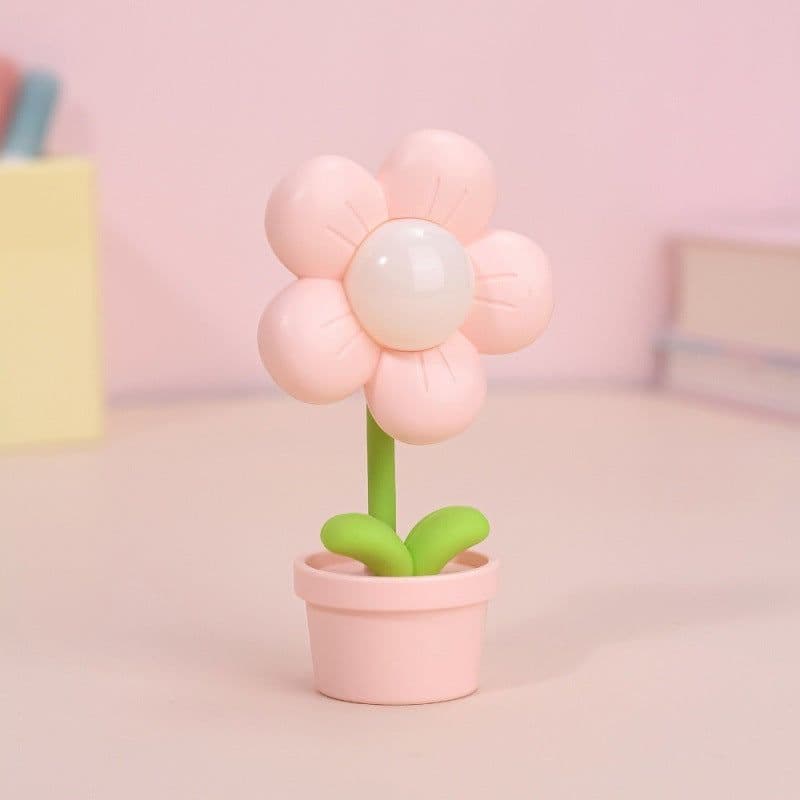 image-Mini Flower Small Night Lamp Cute Atmosphere Bedside Creative Home Decor Bedroom Ambient Lights