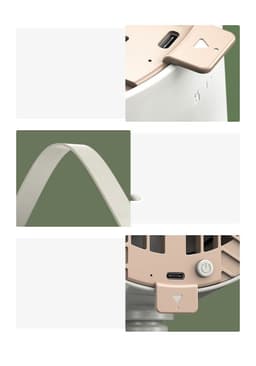 image-2024 New Portable Desktop Exhaust Fan Small Kitchen Hood Extractor Barbecue USB Charging Desktop Range Hoods Mini Suction Cooker Hood Kitchen Gadgets