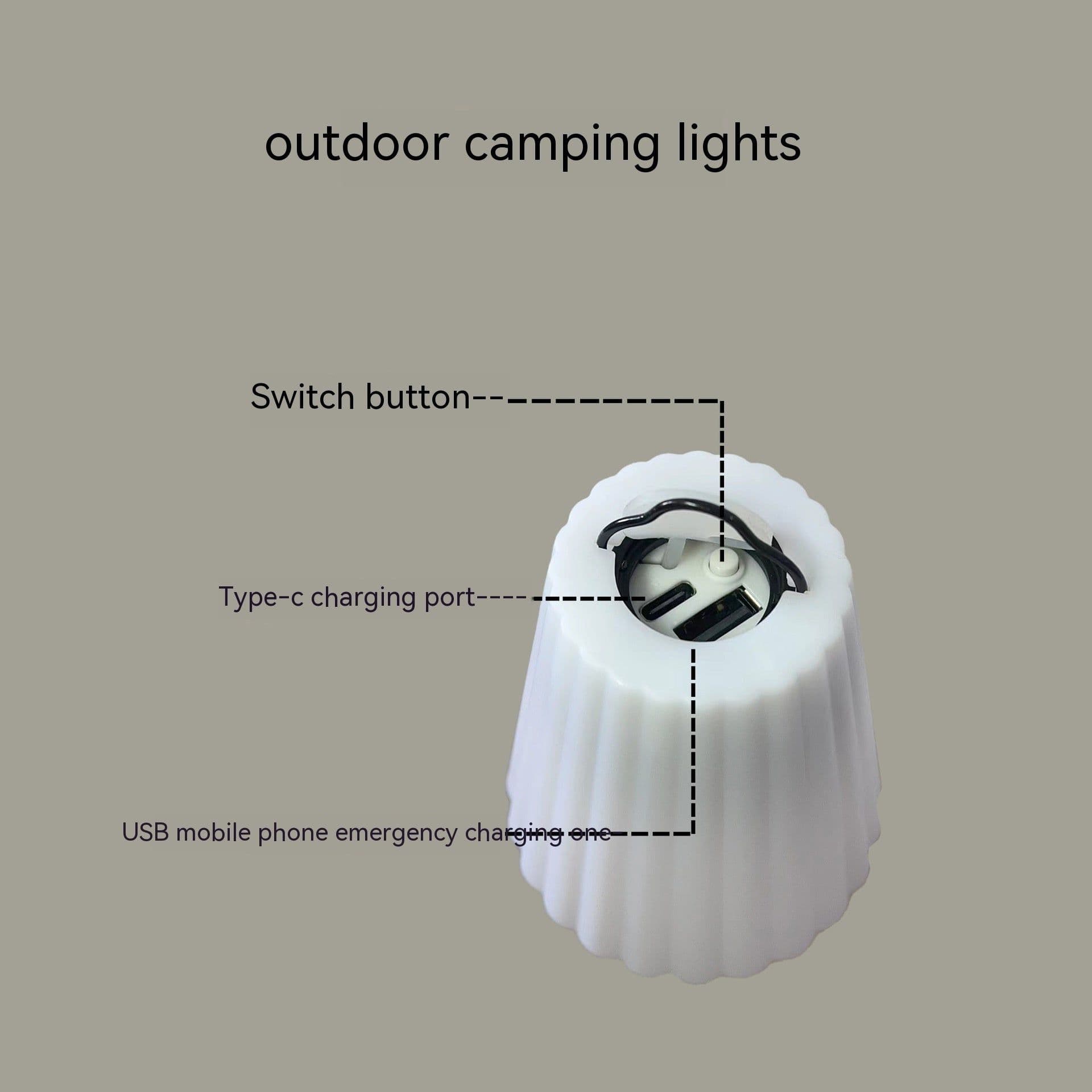 image-Outdoor Camping Light Camping Lantern Outdoor Lighting LED Light
