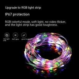 image-LED Christmas Festival Rechargeable Outdoor Camping Tent String