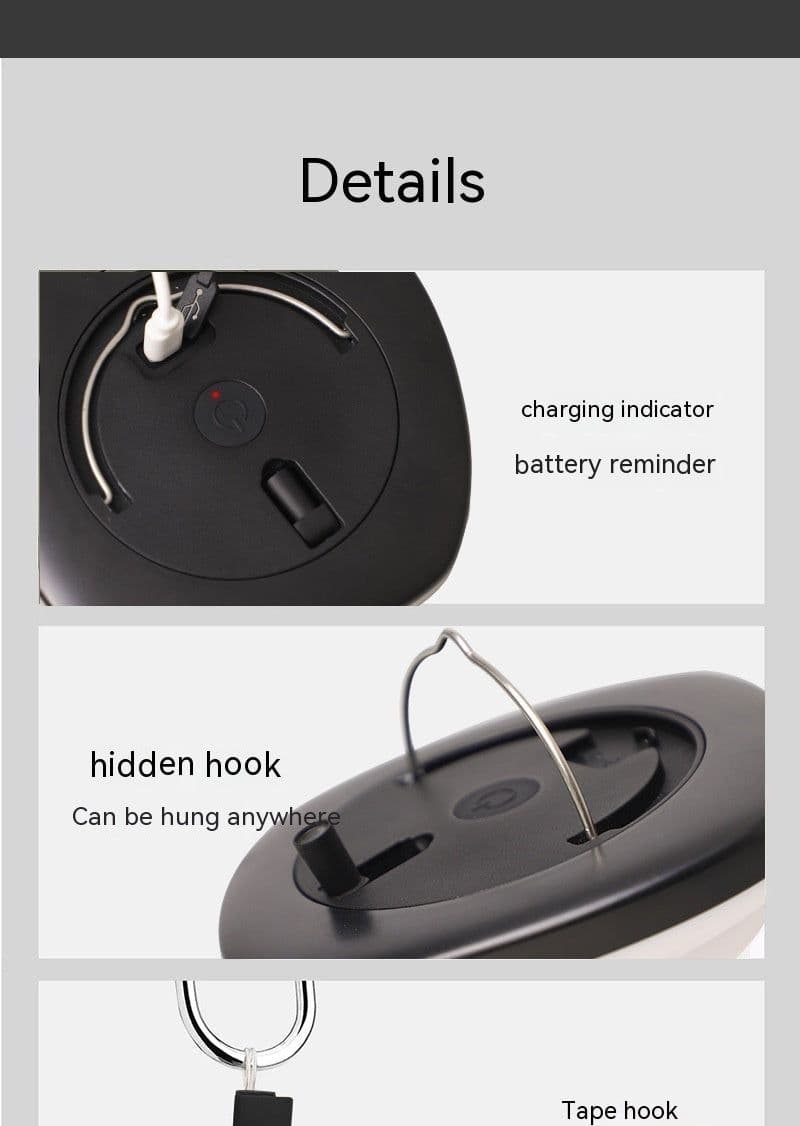 image-LED Christmas Festival Rechargeable Outdoor Camping Tent String