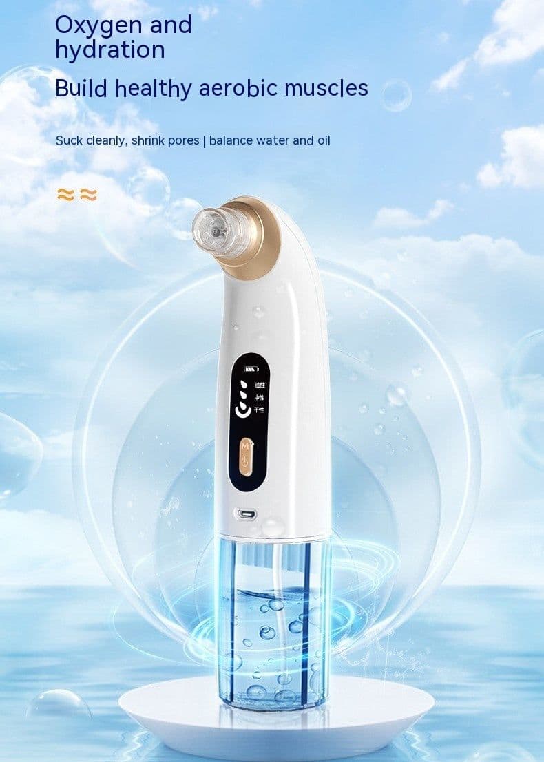 image-Blackhead Beauty Instrument Small Bubble Water Tank Circulation Facial Acne Pore Cleaning