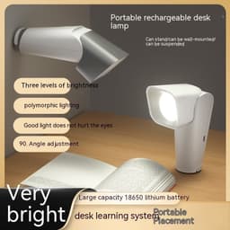 image-Eye Protection Lamp Touch Dimming And Color-changing Rechargeable Light
