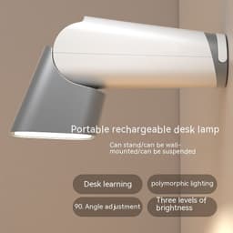 image-Eye Protection Lamp Touch Dimming And Color-changing Rechargeable Light