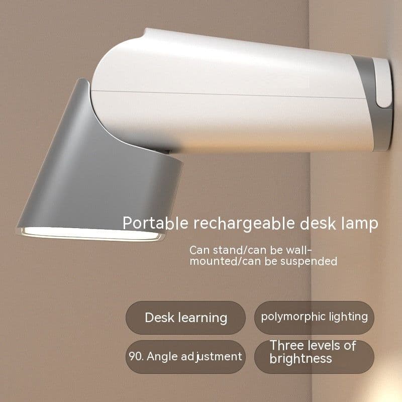 image-Eye Protection Lamp Touch Dimming And Color-changing Rechargeable Light