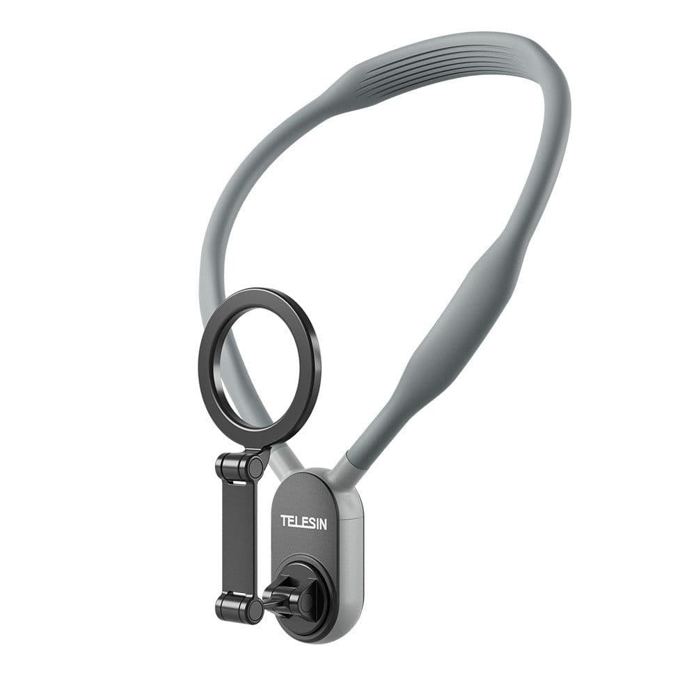 image-Silicone Phone Magnetic Neck Mount Quick Release Hold For Phone Magsafe Magnetic Suction Cell Phone Neck Hanging Bracket