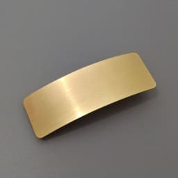 image-Brushed Metal Barrettes European American Simple Versatile Temperament Ins Fashion Normcore Style Ponytail Clip