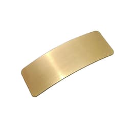 image-Brushed Metal Barrettes European American Simple Versatile Temperament Ins Fashion Normcore Style Ponytail Clip