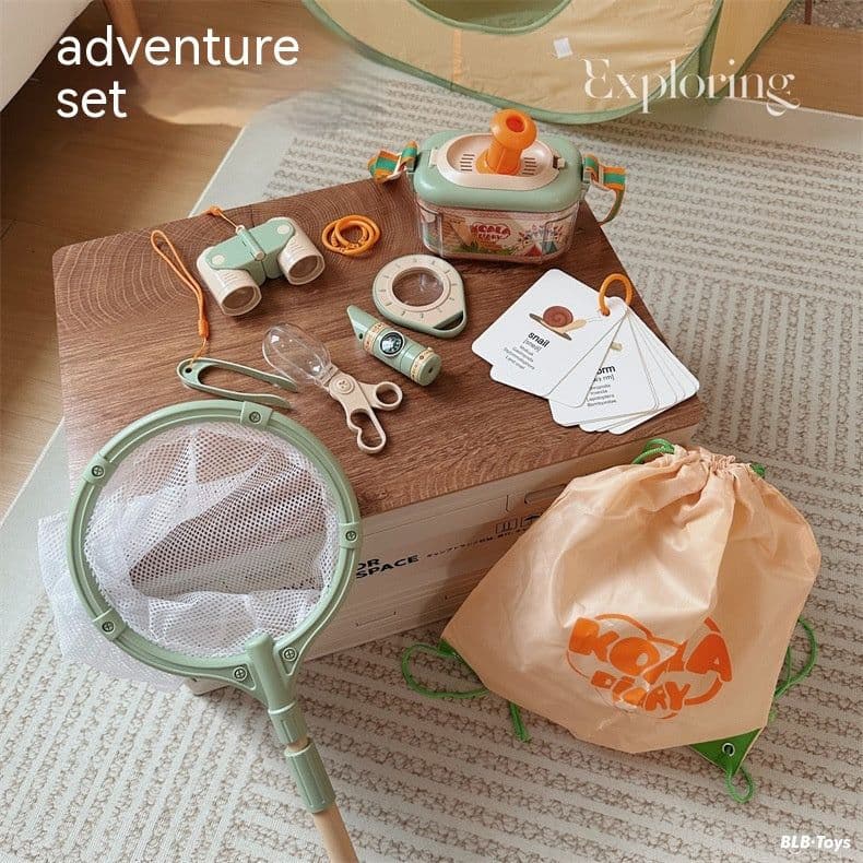 image-Camping Toys Insect Observation Box Butterfly Catching Net Outdoor Adventure Tent