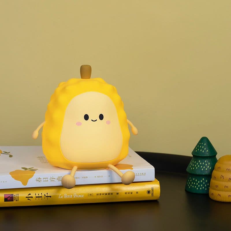image-Creative Birthday Gift Durian Silicone Night Light Desk Lamp Home Decor