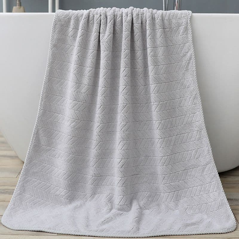 image-Coral Fleece Bath Towel Thickening Towel Absorbent