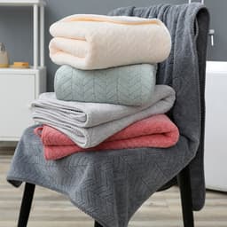 image-Coral Fleece Bath Towel Thickening Towel Absorbent