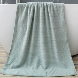image-Coral Fleece Bath Towel Thickening Towel Absorbent