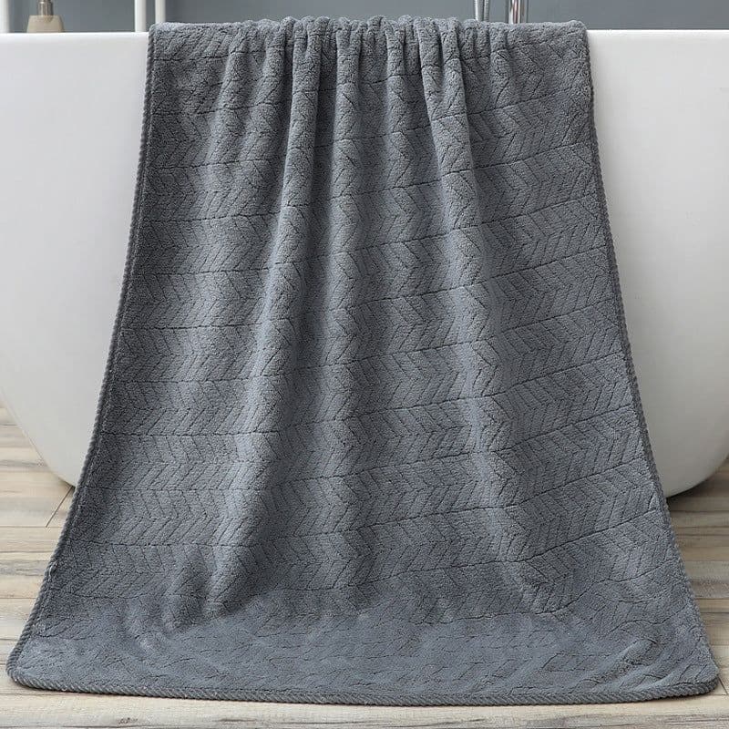 image-Coral Fleece Bath Towel Thickening Towel Absorbent
