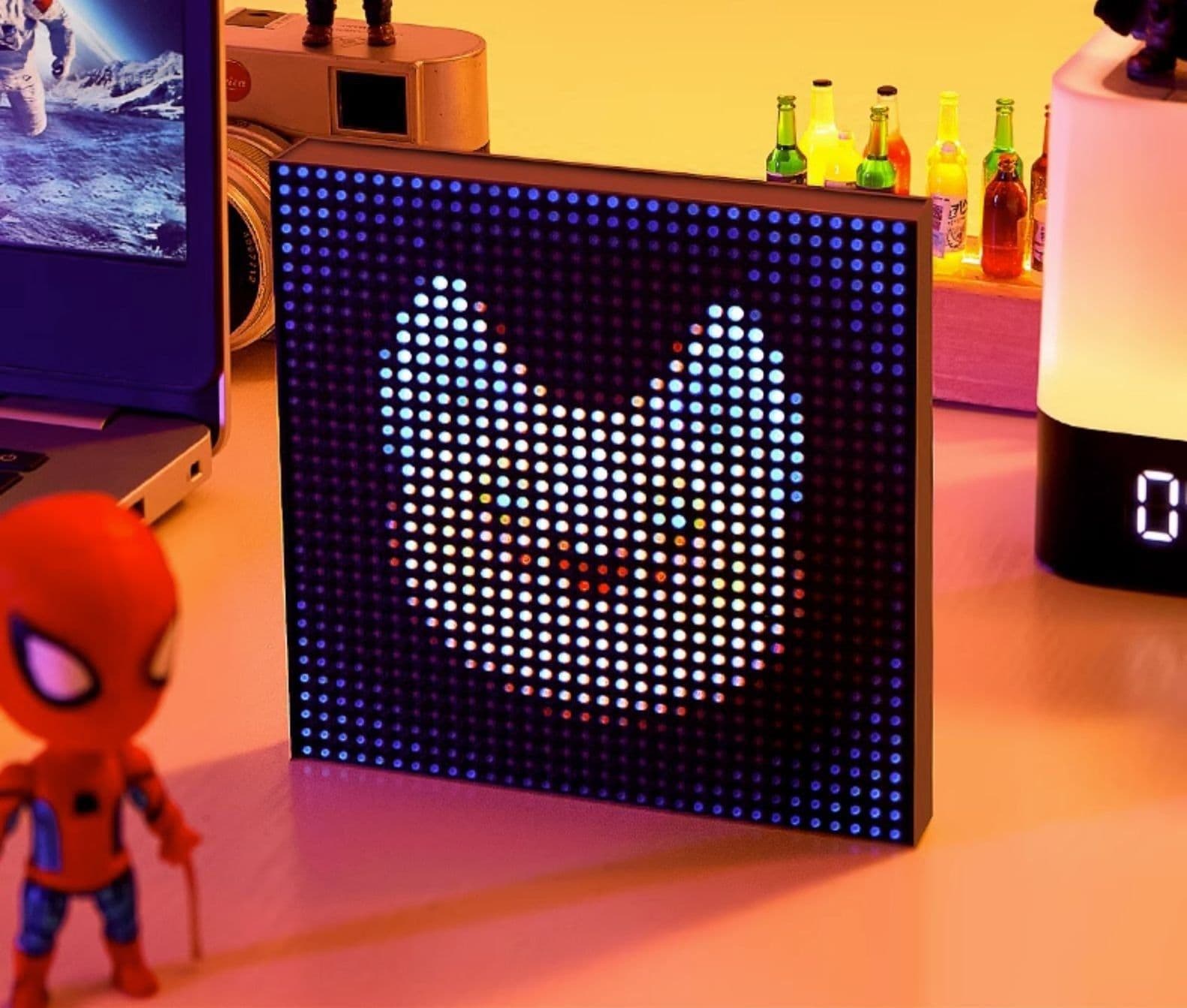 image-DIY Pixel Atmosphere Good Item Layout Night Light E-sports Decoration Table Lamp Desktop Creativity Atmosphere