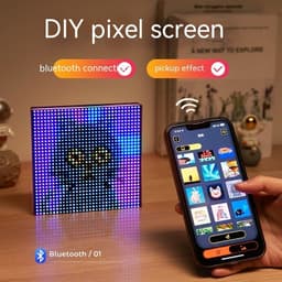 image-DIY Pixel Atmosphere Good Item Layout Night Light E-sports Decoration Table Lamp Desktop Creativity Atmosphere
