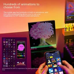 image-DIY Pixel Atmosphere Good Item Layout Night Light E-sports Decoration Table Lamp Desktop Creativity Atmosphere