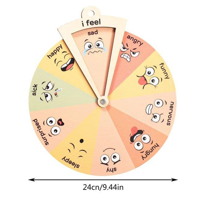 image-Montessori Expression Emotion Wooden Handicraft Toy