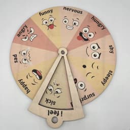 image-Montessori Expression Emotion Wooden Handicraft Toy