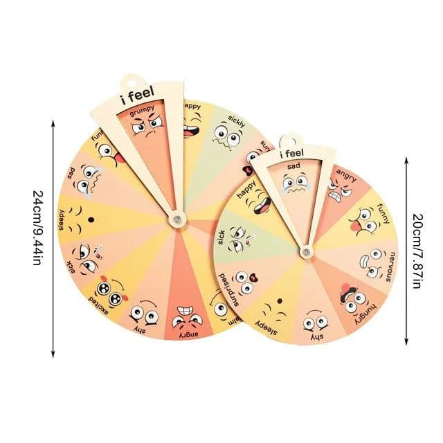image-Montessori Expression Emotion Wooden Handicraft Toy