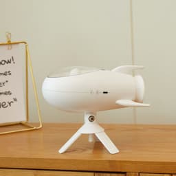 image-Creative Rocket Shape Bluetooth Speaker Bedroom Small Night Lamp