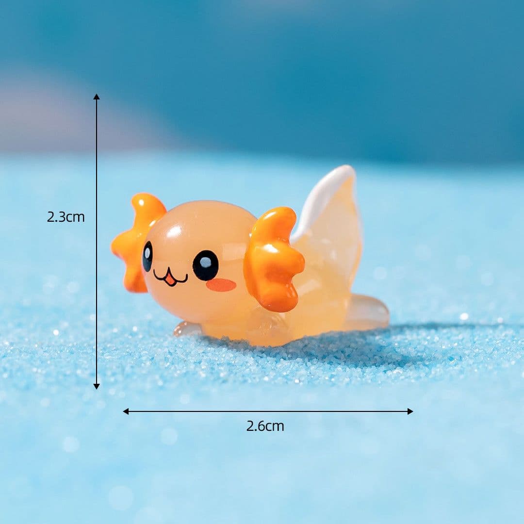 image-Cartoon Cute Hexagonal Dragon Fish Tank Moss Succulent Landscaping Gardening Decorations