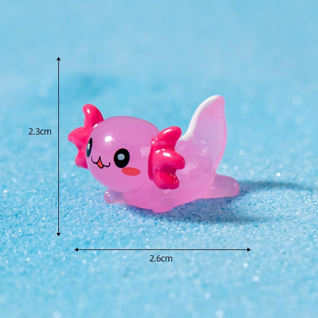 image-Cartoon Cute Hexagonal Dragon Fish Tank Moss Succulent Landscaping Gardening Decorations
