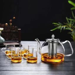 image-High Borosilicate Glass Health Kettle Heat-resistant Large-capacity Water Kettle