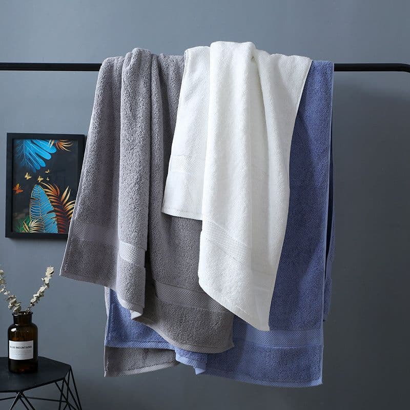 image-Class A Plus-sized Thick Long-staple Cotton Bath Towel