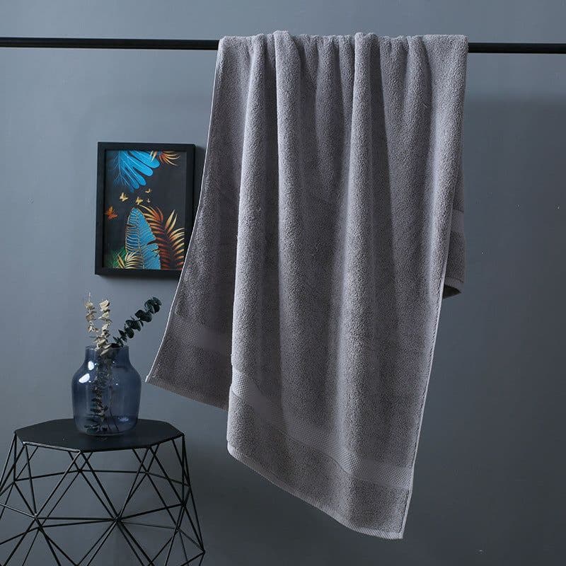 image-Class A Plus-sized Thick Long-staple Cotton Bath Towel