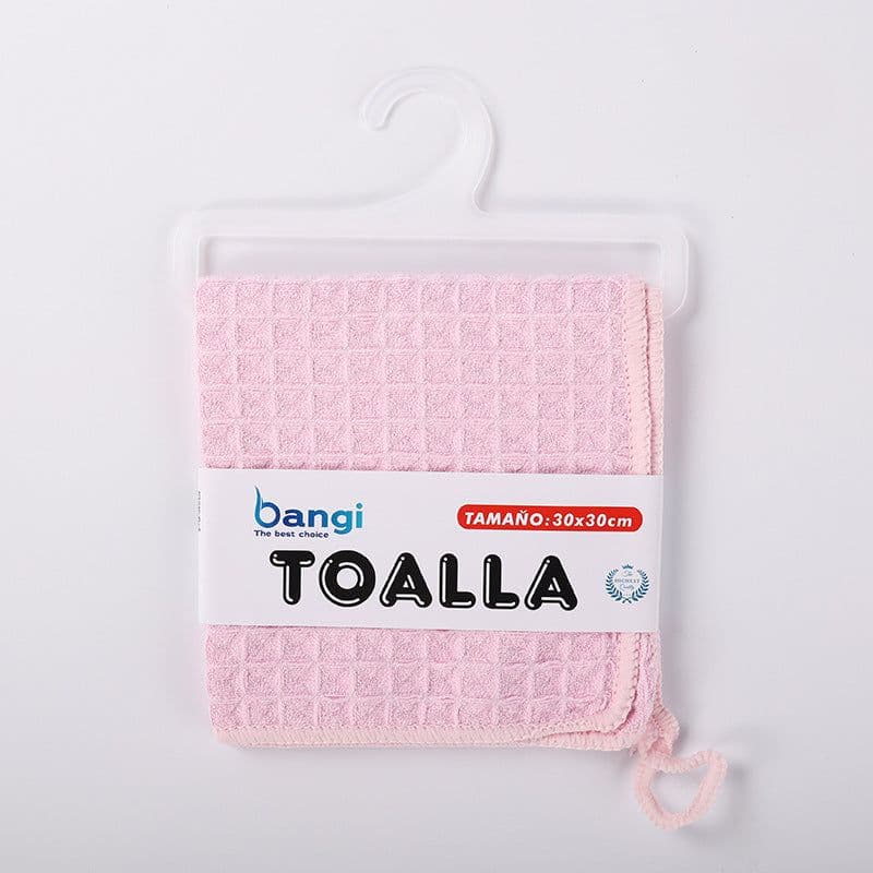 image-Microfiber Skin-friendly Non-lint Waffle Microfiber Towel