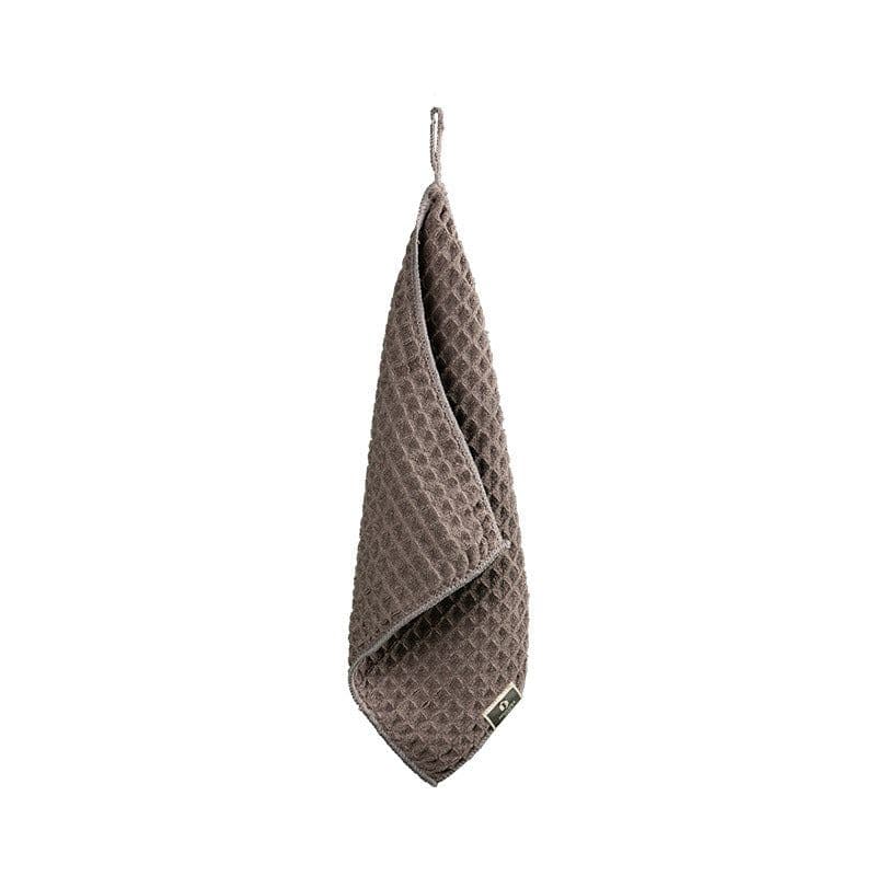 image-Microfiber Skin-friendly Non-lint Waffle Microfiber Towel