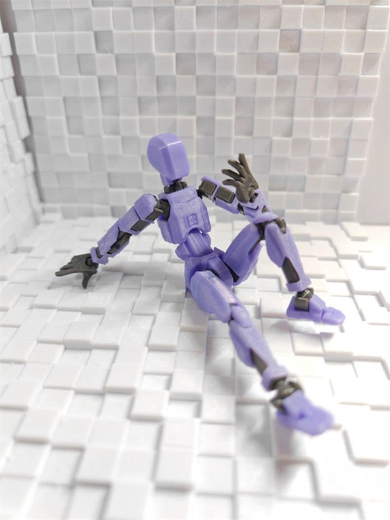 image-Multi-Jointed Movable Shapeshift Robot 2.0 3D Printed Mannequin Dummy Action Model Doll Toy Kid Gift