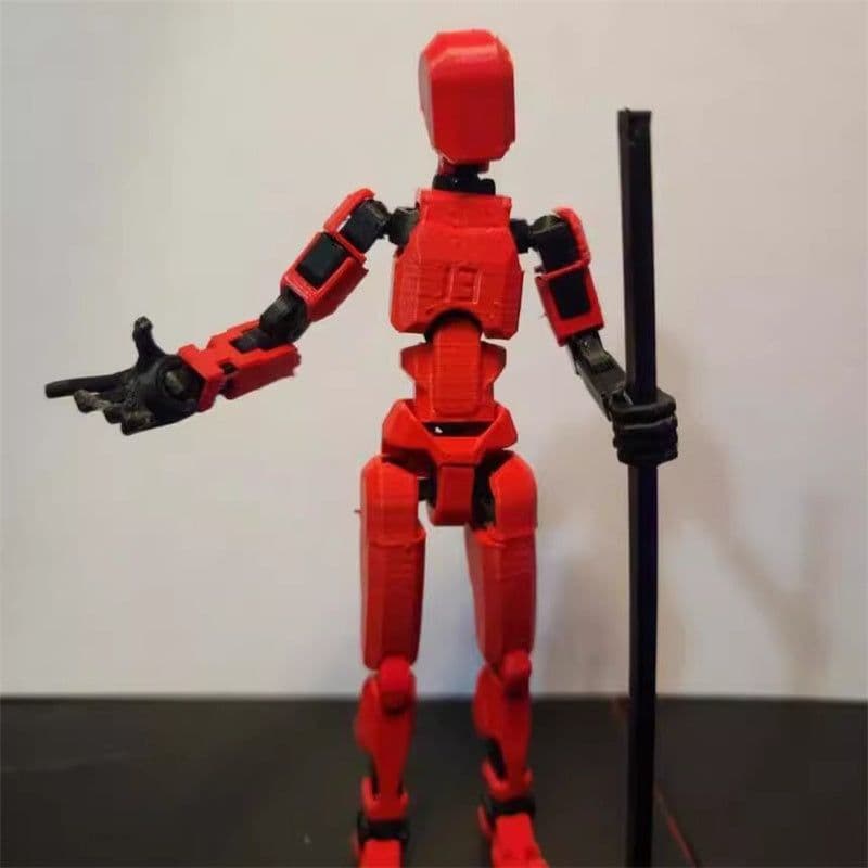 image-Multi-Jointed Movable Shapeshift Robot 2.0 3D Printed Mannequin Dummy Action Model Doll Toy Kid Gift