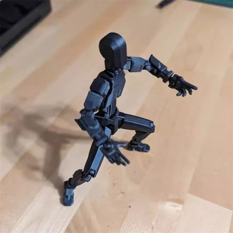 image-Multi-Jointed Movable Shapeshift Robot 2.0 3D Printed Mannequin Dummy Action Model Doll Toy Kid Gift