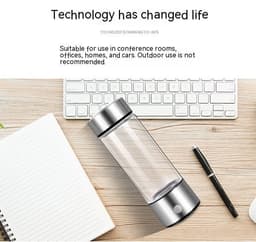 image-Hydrogen Water Bottles Electric Hydrogen Rich Water Generator Bottle New Technology Rechargeable Portable Antioxidant